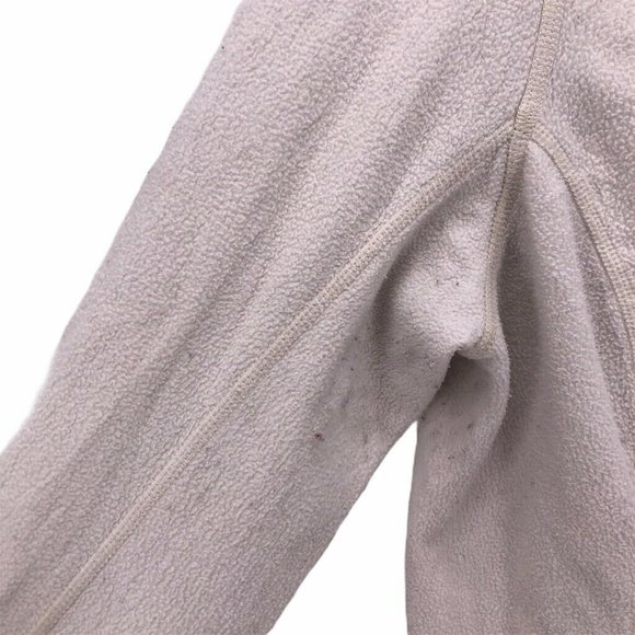 The North Face Womens Fleece Jacket Ivory Size L - Picture 3 of 9